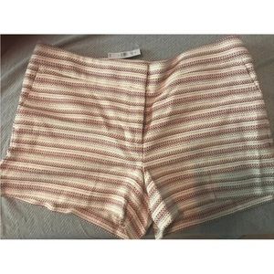 Ann Taylor LOFT Riveria Shorts multi-colored textured  Size 14 New